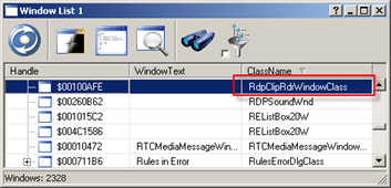 Clipboard Redirector Window