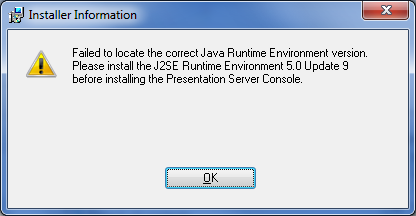 CMCJreError