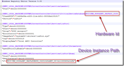 Registry File for Dell Precision M4500 Switch AHCI mode