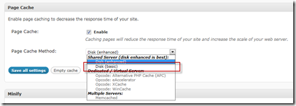 Page Cache Method | Disk (basic) | Disk (enhanced)