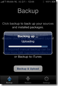 Uploading Backup to the Cloud