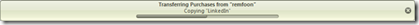 Transferring Purchases | Progress Bar