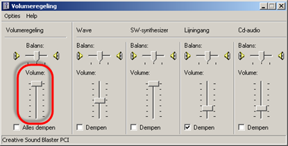 Volumeregeling