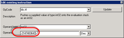 Modify .NET intermediate code