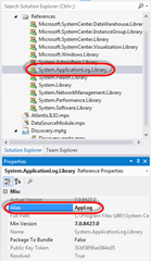 Visual Studio | Solution Explorer | References | Alias