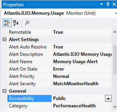 Visual Studio Authoring Extensions | Alert Properties