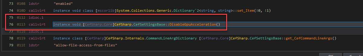 Local variables tab showing Index 1