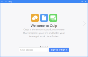 Successfully saved with working Quip