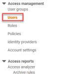 Identity and Access Management (IAM) Treeview